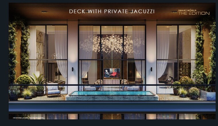 Balcony, smart-world-the-edition 3.5 Bedroom 3035 Sq.Ft. Apartment In Sector 66 Gurgaon 10206591