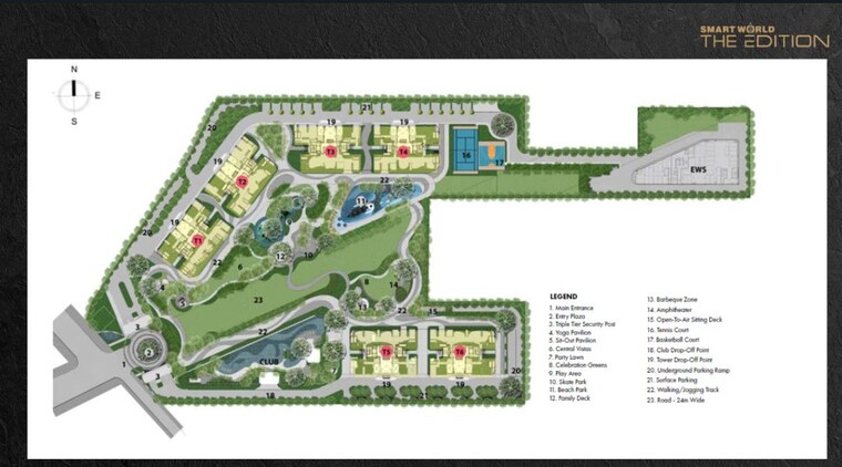 Master Plan, smart-world-the-edition 3.5 Bedroom 3035 Sq.Ft. Apartment In Sector 66 Gurgaon 10206591