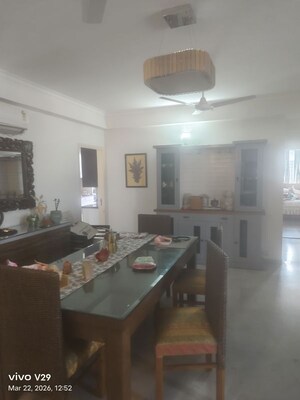 Living Room in 3 BHK Apartment at DLF Oakwood Estate, Dlf Phase ii – for Rent