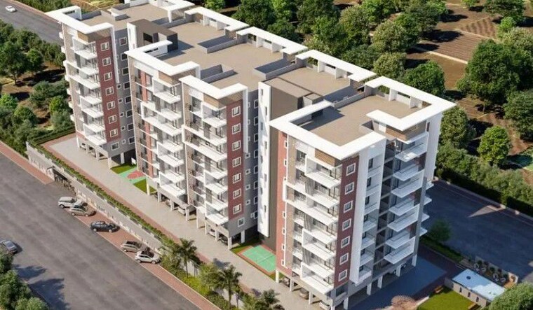 Exterior View, bachupally 3 Bedroom 1550 Sq.Ft. Apartment In Bachupally Hyderabad 10206817