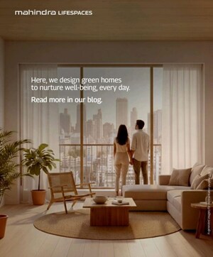 Living Room in 3 BHK Apartment at Mahindra Rainforest, Bhandup West – for Sale