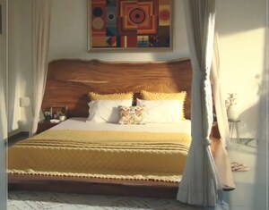 Bedroom in 3 BHK Apartment at Mahindra Rainforest, Bhandup West – for Sale