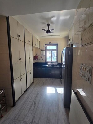 Kitchen in 3 BHK Apartment at Citizen Apartment Mahim, Mahim West – for Rent