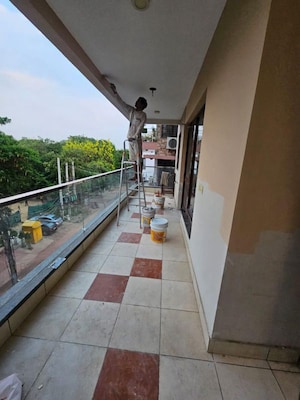 Balcony in 3 BHK Builder Floor at Sector 46 – for Rent