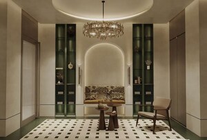 Building Lobby in 6 BHK Apartment at Malabar Hill – for Sale