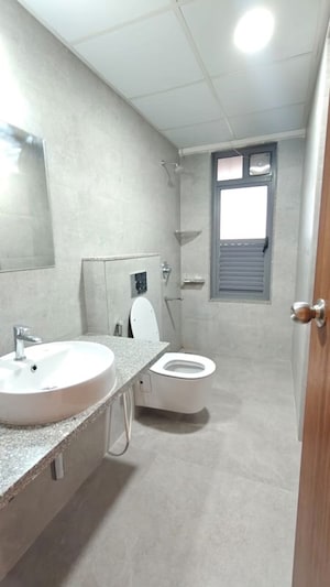 Bathroom in 2 BHK Apartment at Adani Atelier Greens, Koregaon Park – for Rent