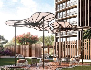 Balcony in 3 BHK Apartment at Althan – for Sale