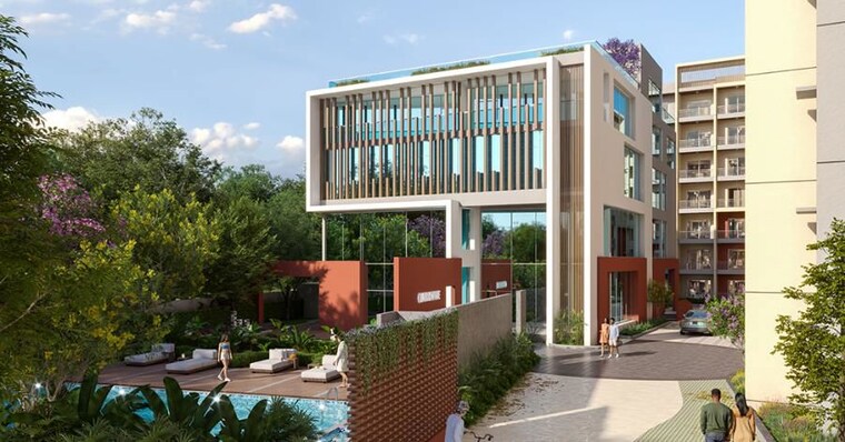 Exterior View, brigade-enclave 3 Bedroom 1850 Sq.Ft. Apartment In Erragadda Hyderabad 10206994