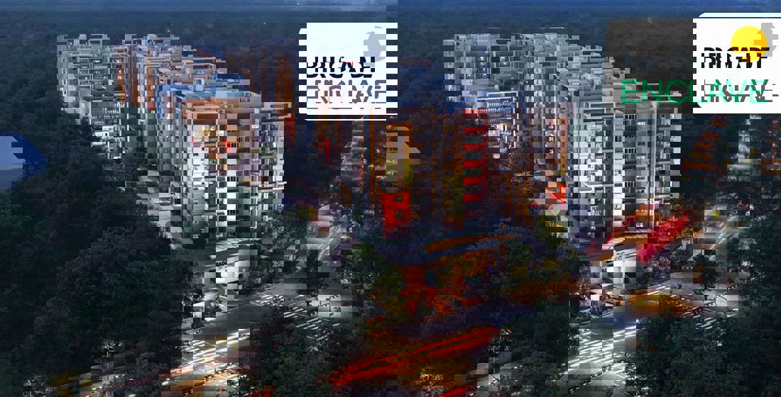 3 BHK + Extra Room 1850 Sq.Ft. Apartment in Brigade Enclave