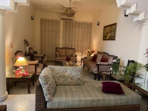 Living Room in 4 BHK Independent House at Guru Nanak Enclave, Dhakoli – for Sale