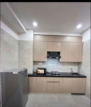 Kitchen in 3 BHK Apartment at Shalimar Emerald, Butler Colony – for Rent