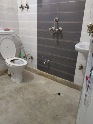 Bathroom in 2 BHK Builder Floor at Neb Sarai – for Rent