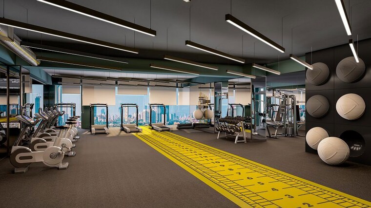 Gym, sheth-avalon 2 Bedroom 750 Sq.Ft. Apartment In Laxmi Nagar Thane 10207129