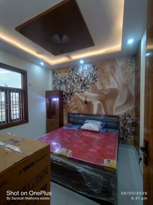 Bedroom in 2 BHK Builder Floor at Dwarka Mor – for Rent