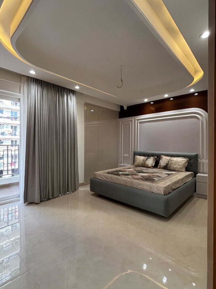 Living Room, alaknanda-maxxus-eden-estate 3 Bedroom 2195 Sq.Ft. Builder Floor In Ghazipur Zirakpur 10167805