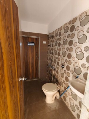 Bathroom in 1 BHK Apartment at Fiama Residency, Thane West – for Rent