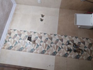 Bathroom in 3 BHK Builder Floor at Khirki Extension – for Rent