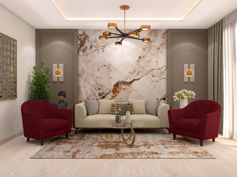 Living Room, godrej-meridien 3 Bedroom 2002 Sq.Ft. Apartment In Sector 106 Gurgaon 10207189