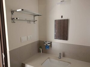 Bathroom in 2 BHK Apartment at Piramal Vaikunth, Balkum Pada – for Rent