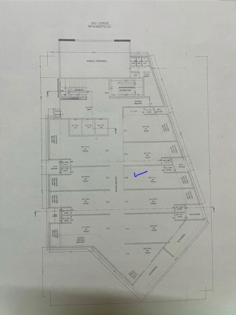 Floor Plan, yashada-vivanta-vantage-twenty-one Commercial Office Space 465 Sq.Ft. In Pimpri Pune 9674917
