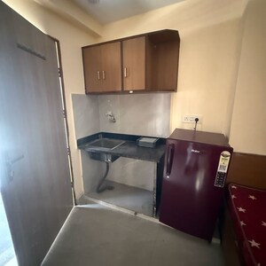 Kitchen in 2 BHK Builder Floor at Dharam Colony – for Rent