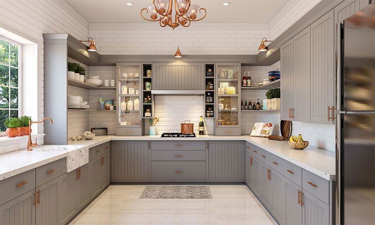 Kitchen, godrej-meridien 4 Bedroom 2720 Sq.Ft. Apartment In Sector 106 Gurgaon 10207220