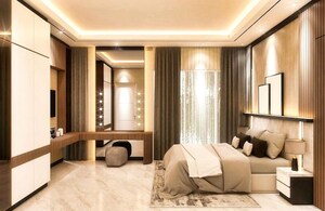 Bedroom in 4 BHK Apartment at Godrej Meridien, Sector 106 – for Sale