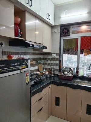 Kitchen in 1 BHK Apartment at JVM Orchid, Dhokali – for Rent