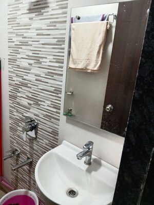 Bathroom in 1 BHK Apartment at JVM Orchid, Dhokali – for Rent