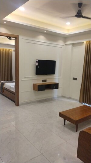 Living Room in 1 BHK Apartment at Paranjape Blue Ridge, Hinjewadi – for Rent