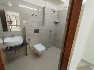 Bathroom in 3 BHK Apartment at Baghbaan Urban Greens, Rajarhat – for Rent