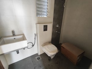 Bathroom in 2 BHK Apartment at Rosa Manhattan, Ghodbunder Road – for Rent