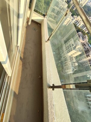 Balcony in 3 BHK Apartment at Rosa Manhattan, Ghodbunder Road – for Rent