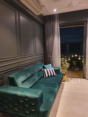 Living Room in 3 BHK Apartment at Lodha Sterling, Kolshet Road – for Rent