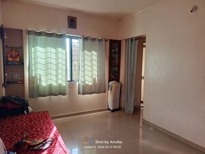Living Room in 2.5 BHK Apartment at Krushnakunj, Dhayari – for Rent