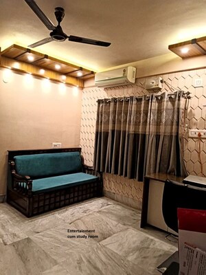 Living Room in 2 BHK Apartment at Salua – for Sale