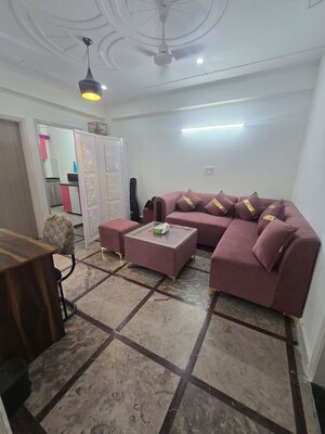 Living Room in 1 BHK Builder Floor at Gupta Awas, Sector 43 – for Rent
