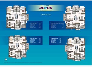 Master Plan in 3 BHK Apartment at Aparna Zenon, Puppalaguda – for Sale