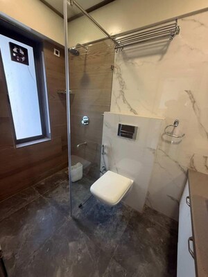 Bathroom in 2 BHK Apartment at Golden Orchid Khar, Khar East – for Rent