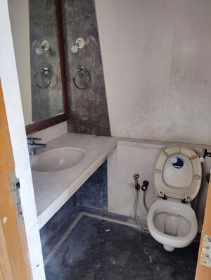 Bathroom in 2 BHK Apartment at Celestia Heights, Malad West – for Rent