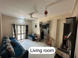 Living Room in 2 BHK Apartment at Ashoka Heritage, Pimple Nilakh – for Rent