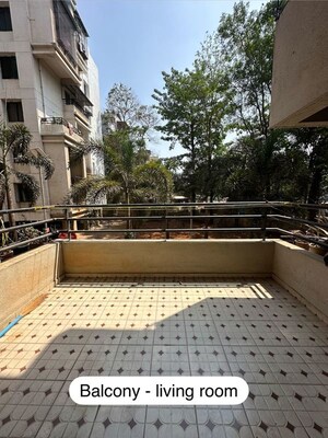 Balcony in 2 BHK Apartment at Ashoka Heritage, Pimple Nilakh – for Rent