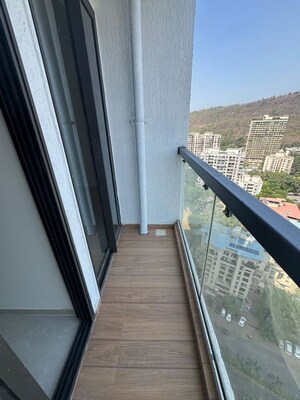 Balcony in 3 BHK Apartment at Kalpataru Elitus, Mulund West – for Rent