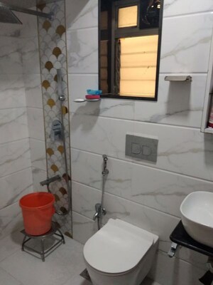 Bathroom in 2 BHK Apartment at K Raheja Raheja Residency, Malad East – for Rent
