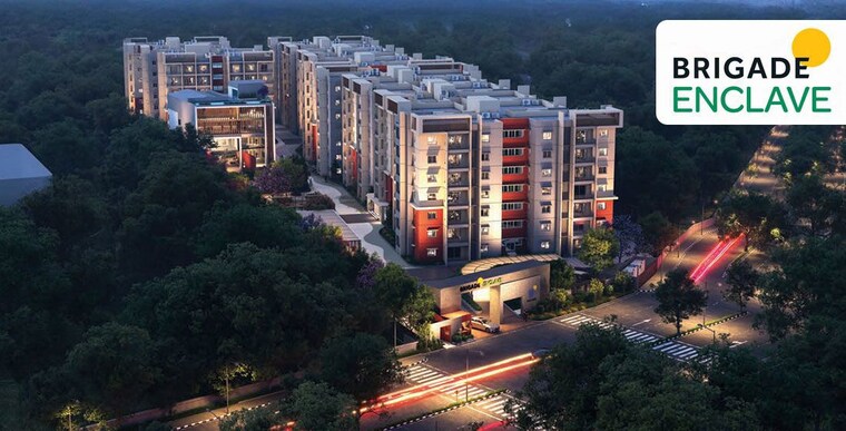 Exterior View, brigade-enclave 3 Bedroom 2025 Sq.Ft. Apartment In Erragadda Hyderabad 10207553