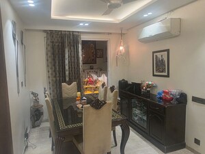 Dining area in 4 BHK Builder Floor at Greater Kailash ii – for Sale