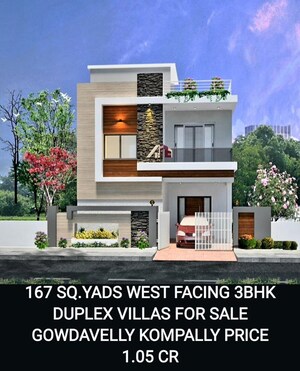 3 BHK Villa – Exterior View View at Gowdavalli - for Sale
