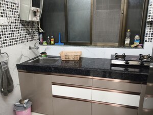 Kitchen in 1 RK Apartment at Vile Parle West – for Rent