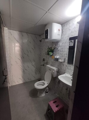 Bathroom in 2 BHK Apartment at SVP Gulmohur Garden, Raj Nagar Extension – for Rent