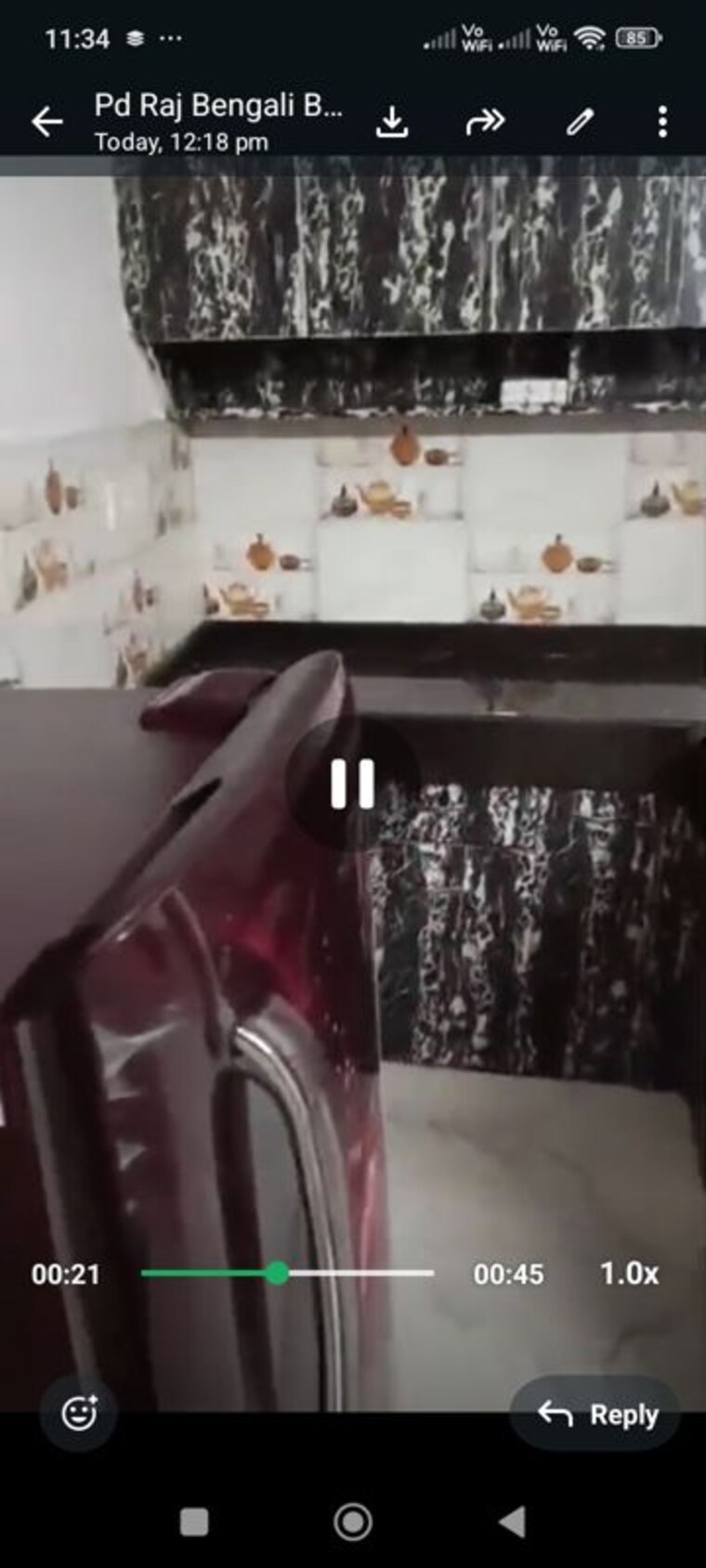 Kitchen, east of kailash 1 Bedroom 560 Sq.Ft. Builder Floor In East Of Kailash Delhi 10207636